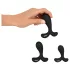 ANOS - set di plug anali per allenamento - silicone nero