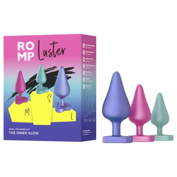 ROMP Luster - set di allenamento anale (3 pezzi)