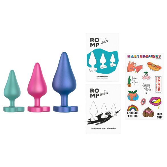 ROMP - set anale - kit di allenamento anale 3 pezzi