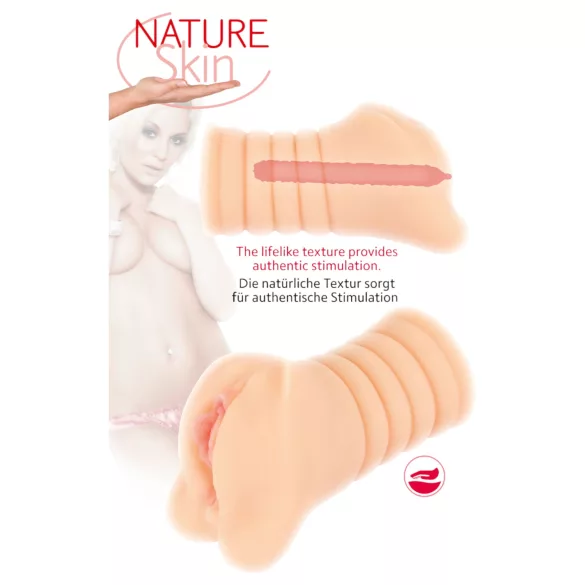 Nature Skin - masturbatore realistico vaginale - colore naturale