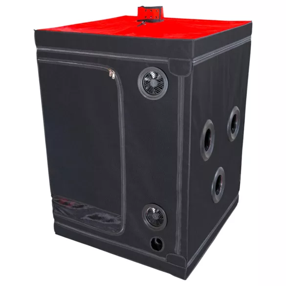 Secretdome - cabina del sesso BDSM con aperture (nero)