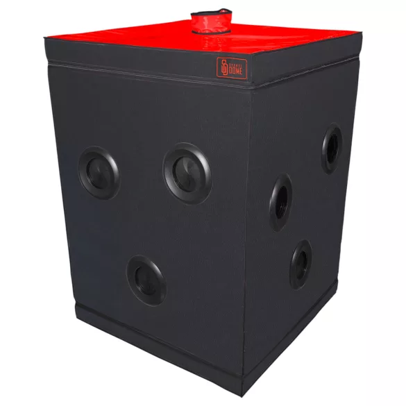 Secretdome - cabina del sesso BDSM con aperture (nero)