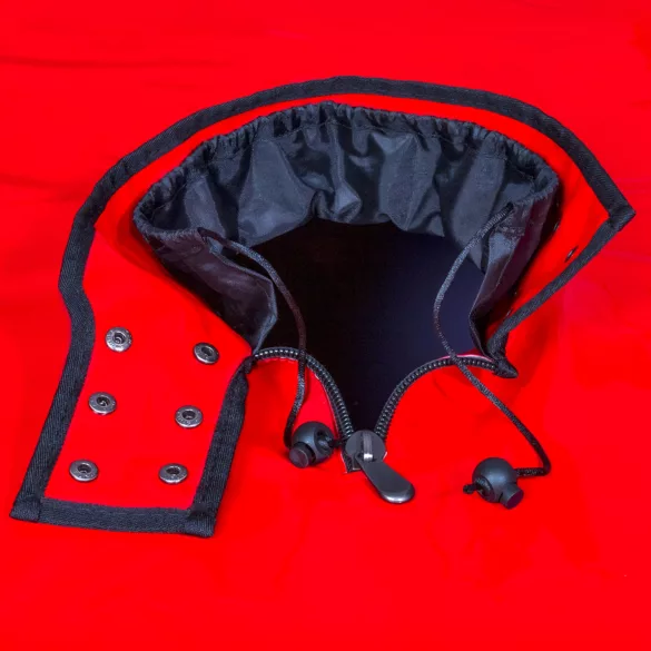 Secretdome - cabina del sesso BDSM con aperture (nero)