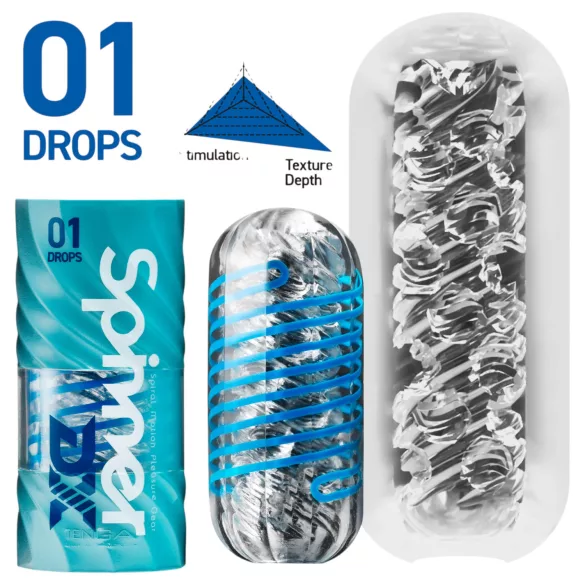 TENGA Spinner DX - masturbatore (trasparente)