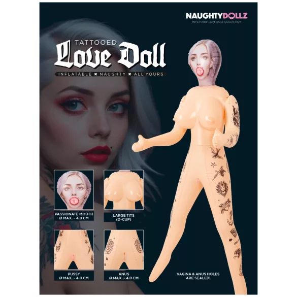 You2Toys - bambola sessuale gonfiabile tatuata