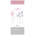 Beau Coeur Elorin - set palline geisha - 3 pezzi - viola