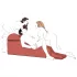 Chaise longue reclinabile Liberator Aria Flip - mobile per il sesso (nero)
