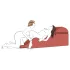 Chaise longue reclinabile Liberator Aria Flip - mobile per il sesso (nero)