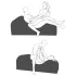 Chaise longue reclinabile Liberator Aria Flip - mobile per il sesso (nero)