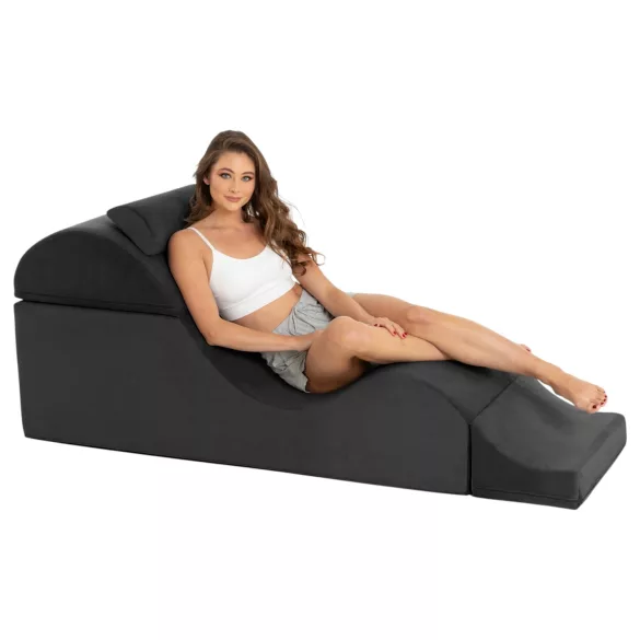 Chaise longue reclinabile Liberator Aria Flip - mobile per il sesso (nero)