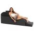 Chaise longue reclinabile Liberator Aria Flip - mobile per il sesso (nero)