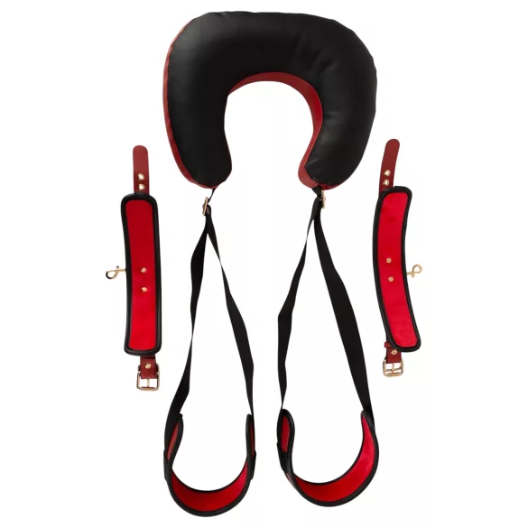 Bad Kitty - supporto per cosce con cuscino per il collo (nero)