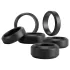 You2Toys - set di anelli per pene e testicoli (nero) - 6 pz