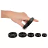You2Toys - set di anelli per pene e testicoli (nero) - 6 pz