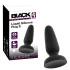 Black Velvets - plug anale in silicone con ventosa (nero) - S