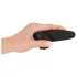 Black Velvets - plug anale in silicone con ventosa (nero) - S