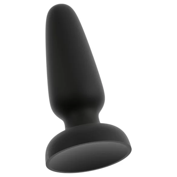 Black Velvets - plug anale in silicone con ventosa (nero) - M