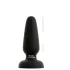 Black Velvets - plug anale in silicone con ventosa (nero) - M