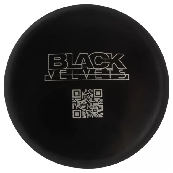 Black Velvets - plug anale in silicone con ventosa (nero) - M