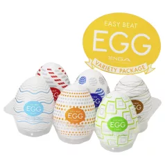  TENGA Variety - masturbatore uomo a forma di uovo - set 6 pezzi