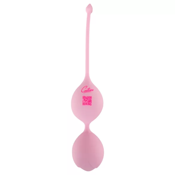 Cuties - palline geisha in silicone a doppia sfera (rosa)