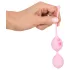 Cuties - palline geisha in silicone a doppia sfera (rosa)
