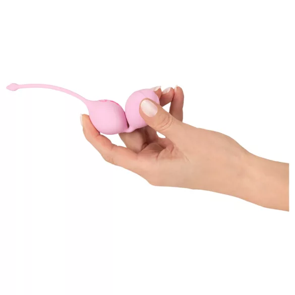 Cuties - palline geisha in silicone a doppia sfera (rosa)