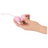 Cuties - palline geisha in silicone a doppia sfera (rosa)