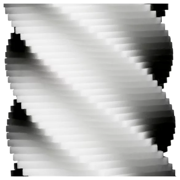 TENGA 3Dx Spiral - masturbatore a spirale (bianco)