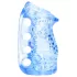 Fleshlight Fleshskins Grip Blue Ice - masturbatore aperto su due lati (blu)