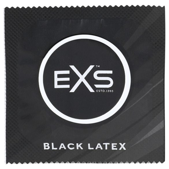 EXS Black - preservativi in lattice neri - confezione 100 pezzi