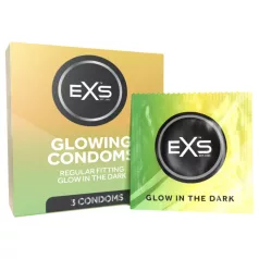 EXS - preservativo fluorescente - confezione da 3