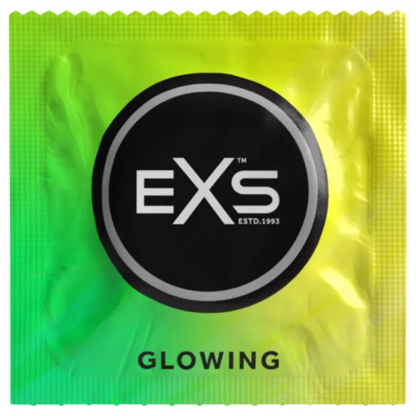EXS - preservativo fluorescente - confezione da 3