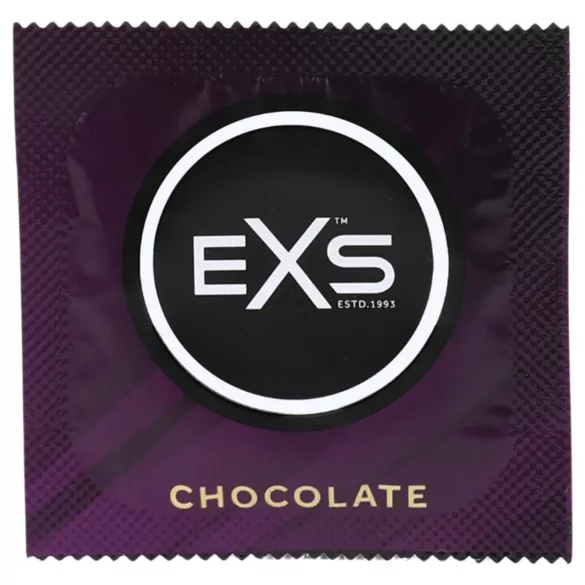 EXS Hot Chocolate - preservativi gusto cioccolato neri - confezione 100 pezzi