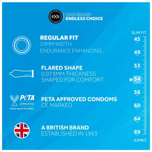 EXS - preservativi ritardanti in lattice - confezione da 12