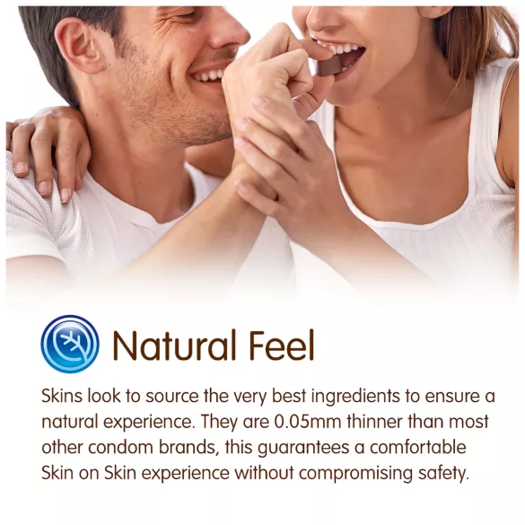 Skins - preservativi al cioccolato - 8 pezzi