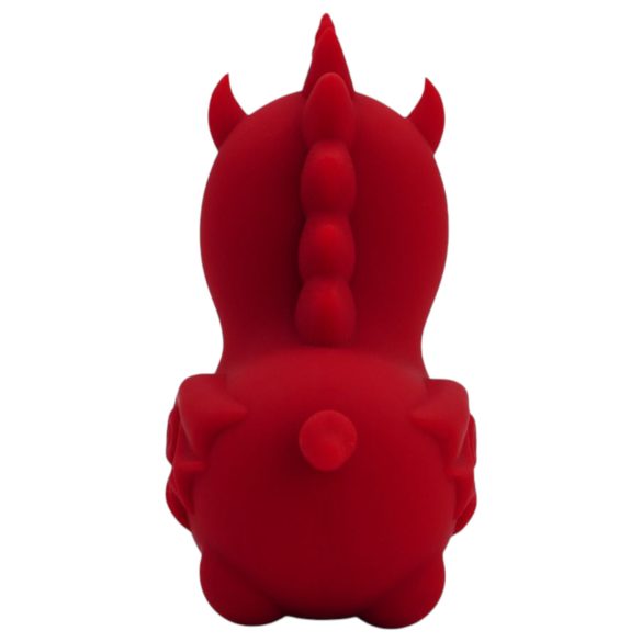 Unihorn Blaze Diablo - vibratore clitoride ricaricabile unicorno - rosso