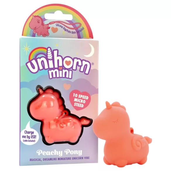 Unihorn - Mini vibratore stimolatore del clitoride (pesca)
