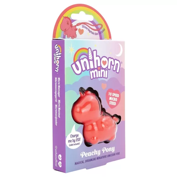 Unihorn - Mini vibratore stimolatore del clitoride (pesca)