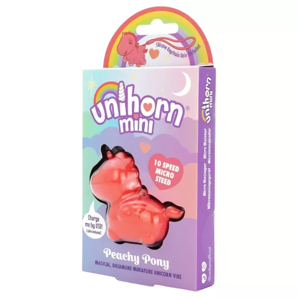 Unihorn - Mini vibratore stimolatore del clitoride (pesca)