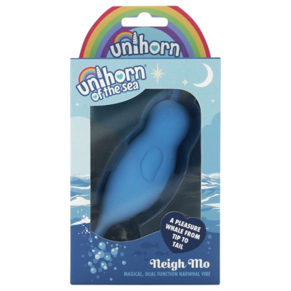 Unihorn Of The Sea - stimolatore clitoride ricaricabile - silicone blu