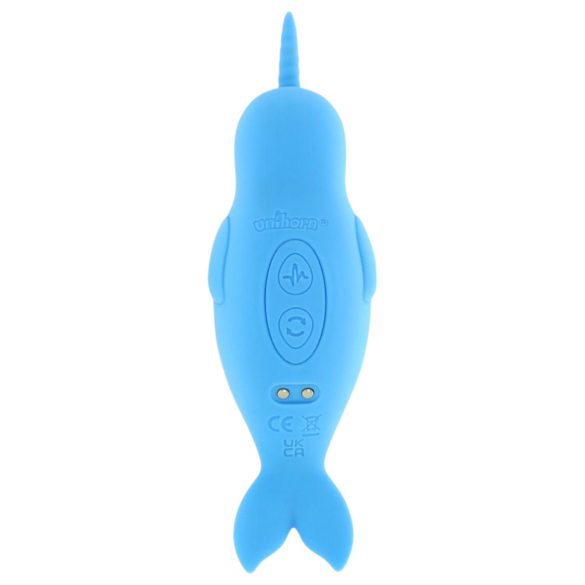 Unihorn Of The Sea - stimolatore clitoride ricaricabile - silicone blu
