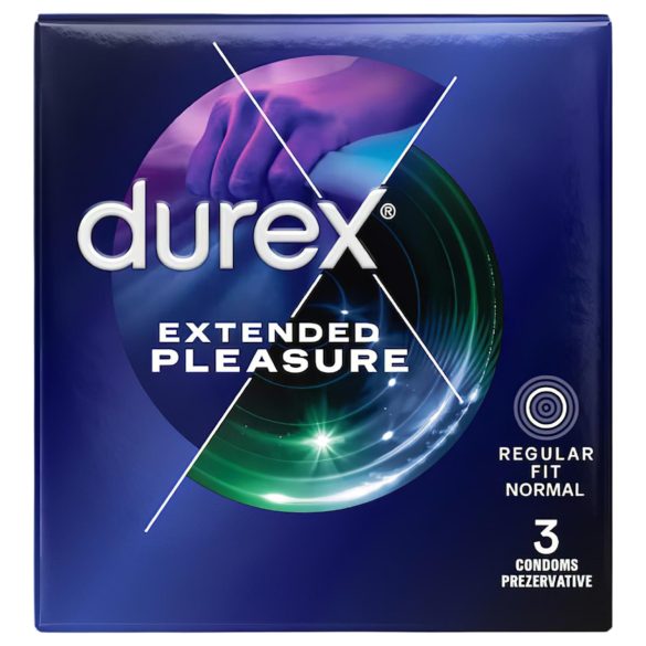Durex Extended Pleasure - preservativo ritardante - 56 mm (3 pz)