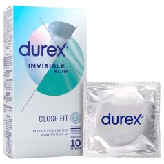   Durex Invisible Slim - preservativi ultrasottili - confezione da 10 pezzi