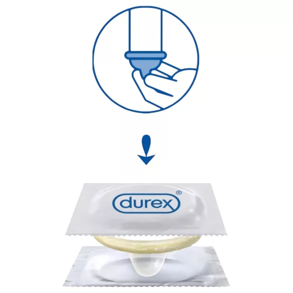 Durex Invisible Slim - preservativi ultrasottili - confezione da 10 pezzi