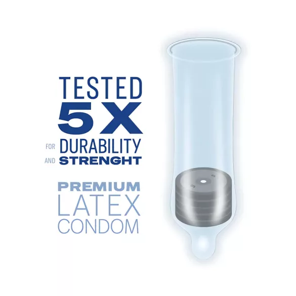Durex Invisible Slim - preservativi ultrasottili - confezione da 10 pezzi