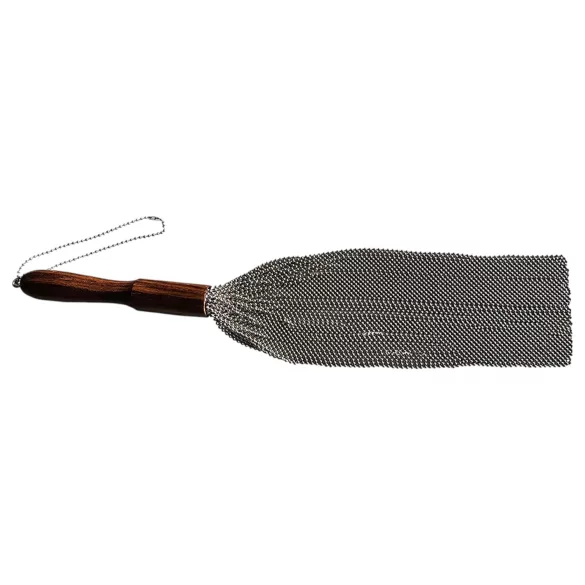 Rouge - frusta con catena - acciaio argento