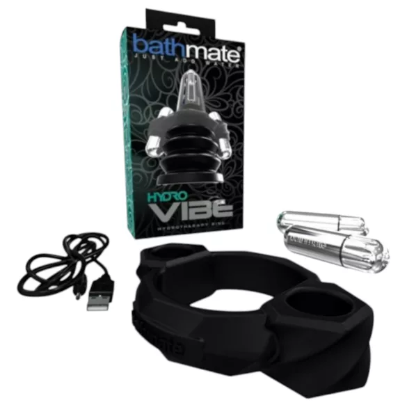 Bathmate Hydro Vibe - anello vibrante idroterapico (nero)