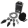 Bathmate Anal Training Plugs Vibe - set di plug anali vibranti (nero)