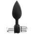 Bathmate Anal Training Plugs Vibe - set di plug anali vibranti (nero)